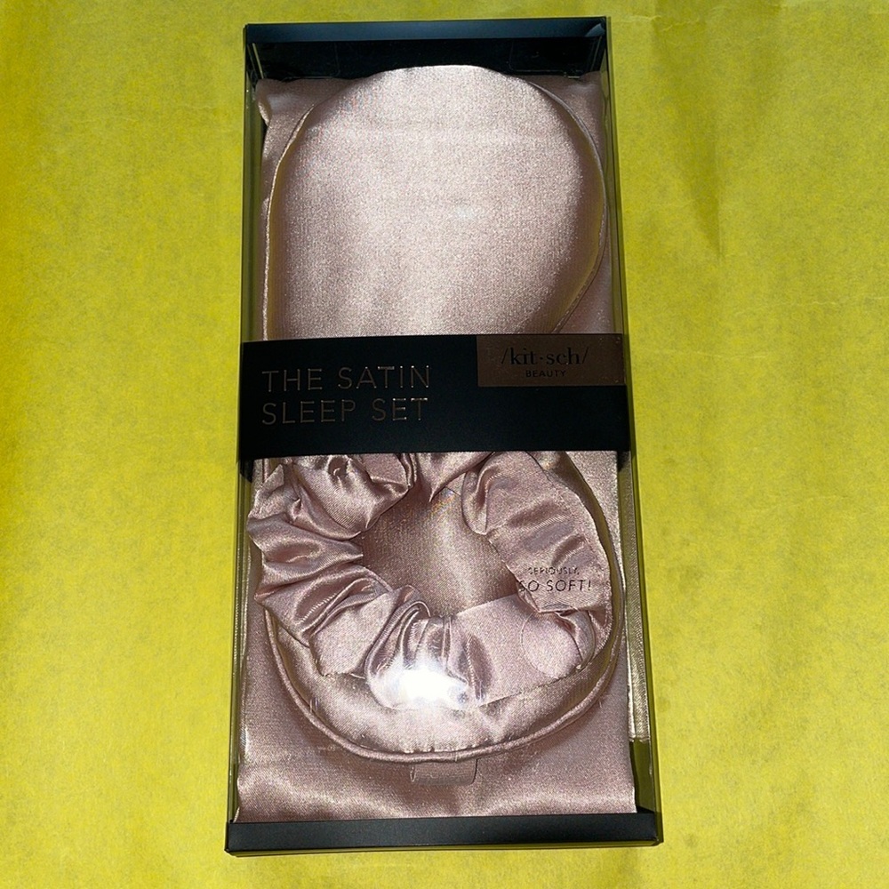 Kitsch Satin Sleep Pink Rose